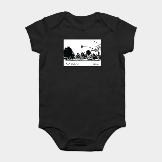 Ontario California Baby Bodysuit by Lakeric
